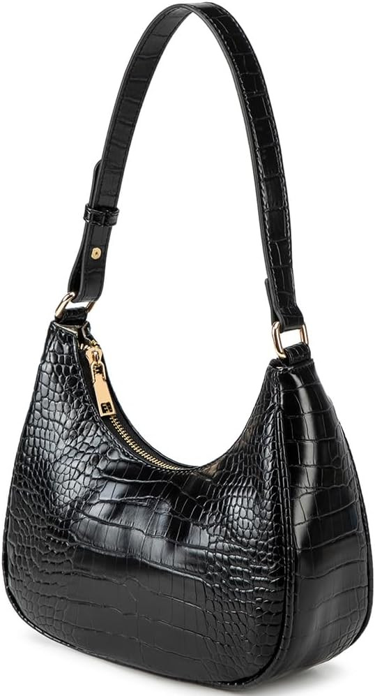 Crescent Shoulder Bags for Women Cute Hobo Tote Handbag Under the Arm Purses Mini Clutch Purse wi... | Amazon (US)