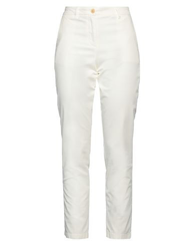 Tommy Hilfiger Woman Pants Off white Size 4 Cotton, Lyocell, Elastane | YOOX (US)