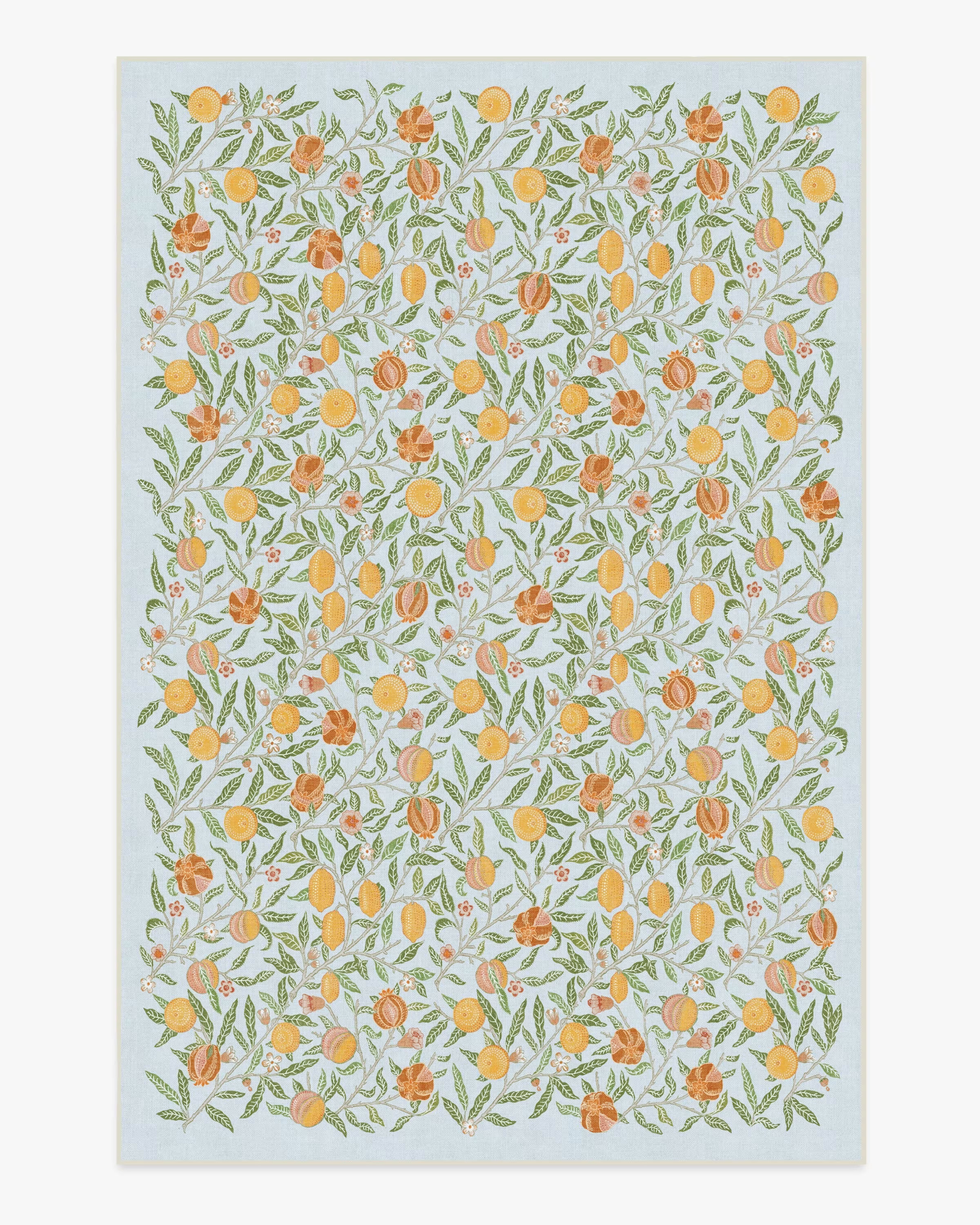 Morris & Co. Fruit Ivory & Multicolor Rug | Ruggable | Ruggable