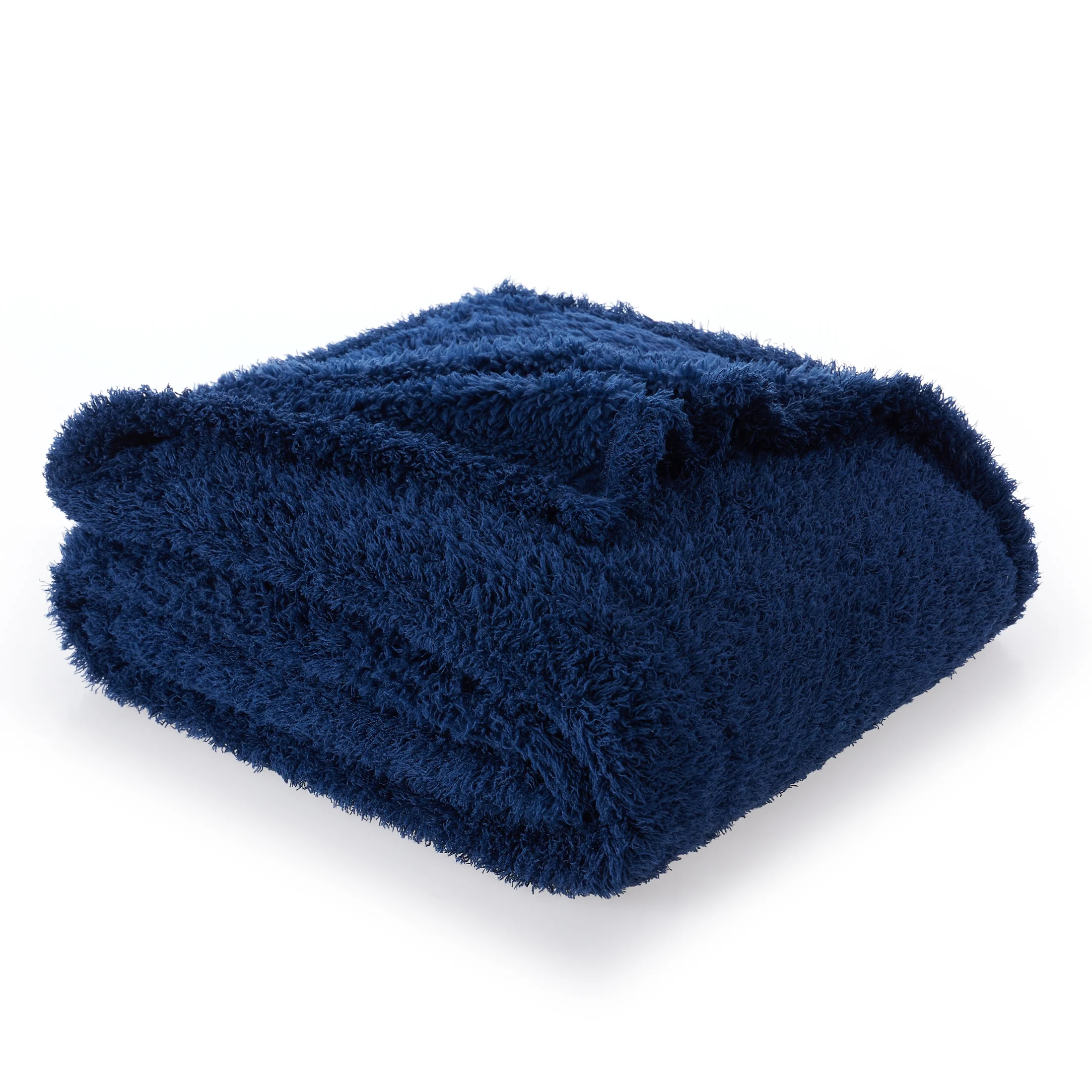Mainstays Cozy Plush Throw Blanket, Blue Cove, Standard Throw | Walmart (US)