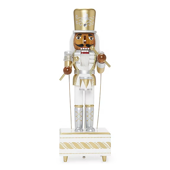 North Pole Trading Co. 14" African American Musical Christmas Nutcracker | JCPenney