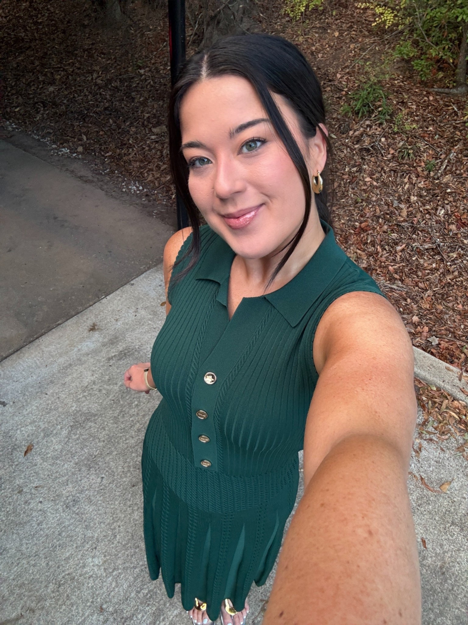 Green dress for Sunday! 