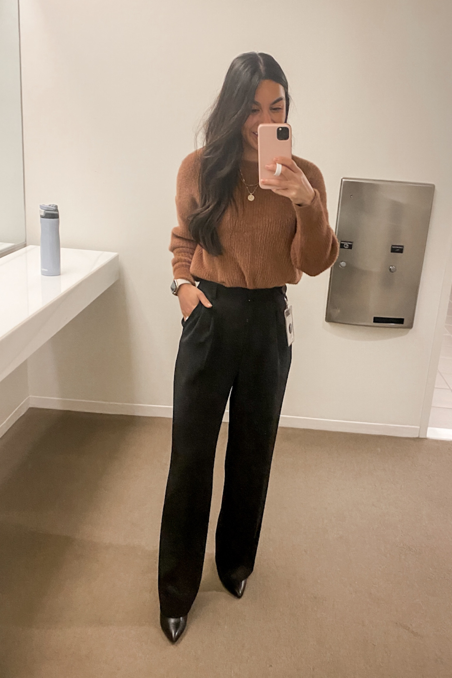 Business casual winter outfit inspo!

Sweater is sold out Abercrombie eyelash sweater.

#businessoutfit #officeoutfit #elevatedbusinesscasual 

#LTKunder50 #LTKworkwear #LTKSeasonal