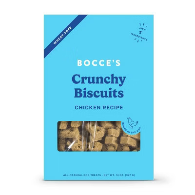 Bocce's Bakery Chicken and Pumpkin Basic Wheat Free Dog Treats - 14oz | Target