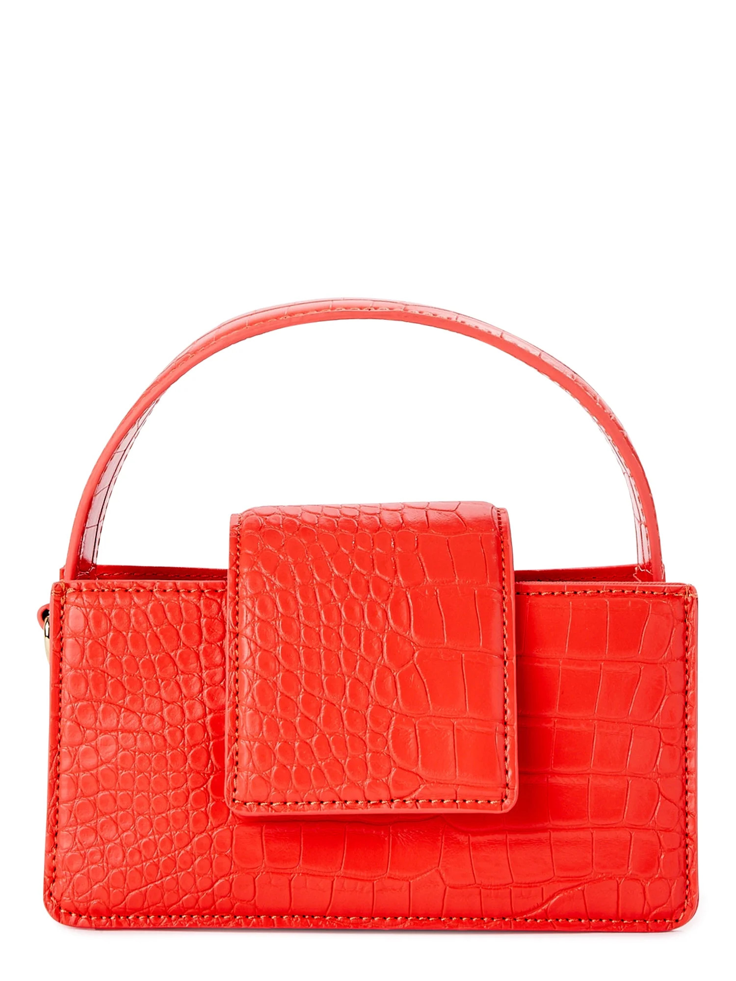 No Boundaries Contemporary Top Handle Crossbody Bag | Walmart (US)