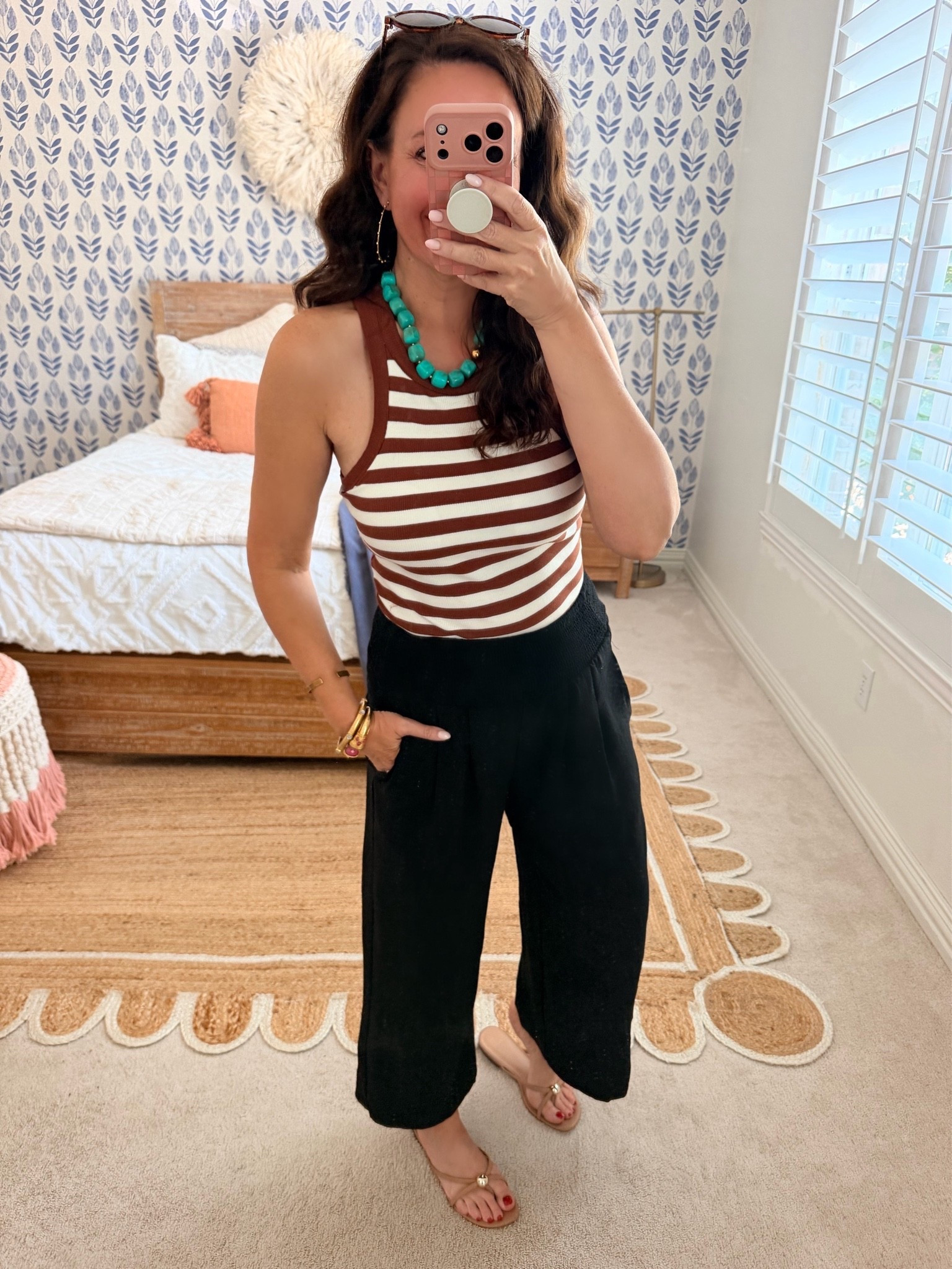 The best Amazon tank with built-in bra! I have this in so many colors. Wearing a small
Super comfortable Amazon pants. Elastic waist, pockets and light enough for summer. Wearing a medium 
.

#LTKmomlife #LTKSeasonal #LTKootd