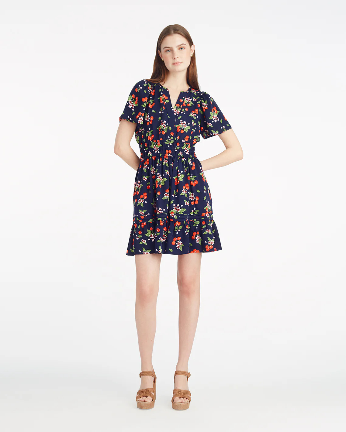 Wilson Mini Dress in Cherry Blossom | Draper James (US)