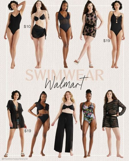 WALMART SWIMSUITS & COVER-UPS 🖤 so many great swimsuit options at Walmart, from bikinis and one pieces to cover ups! 

Swim, Swimsuits, Swimsuit coverup, Walmart, walmartfashion, walmartstyle, walmartpartner, walmartfinds, walmartfinds, walmartswim, walmartswimsuit, Madison Payne 

#LTKSeasonal #LTKtravel #LTKswim