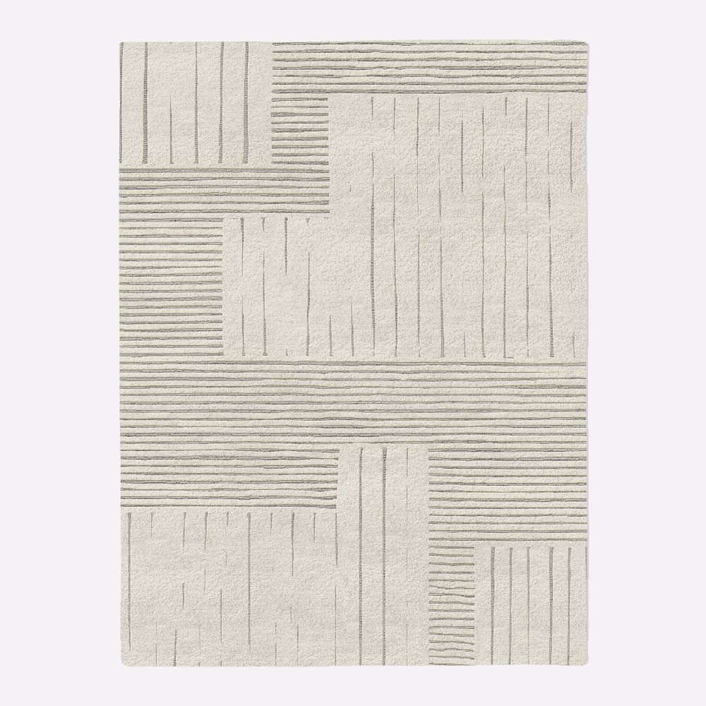 Painted Mixed Stripes Rug | West Elm (US)