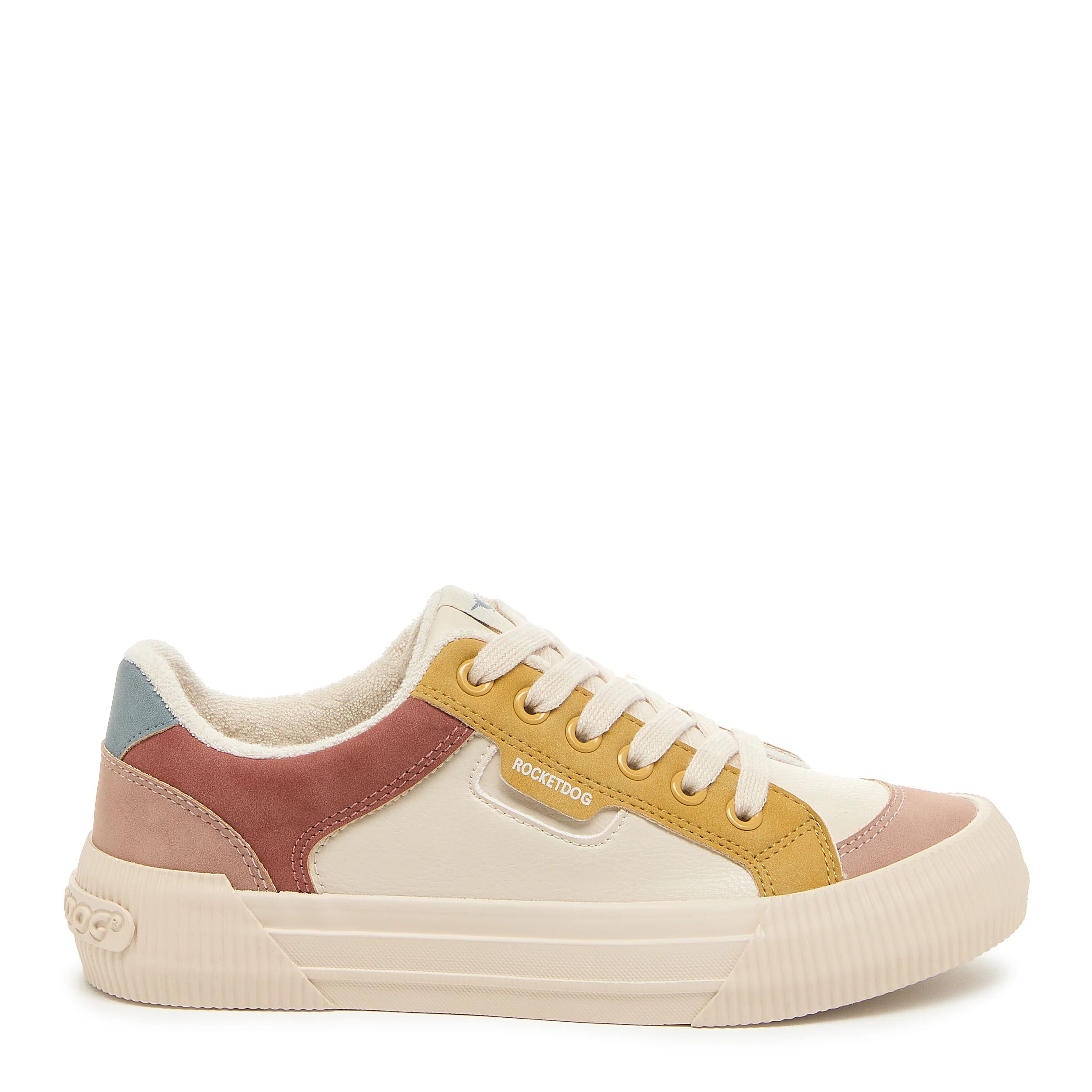 Cheery Tan Color Block Sneaker | Rocket Dog