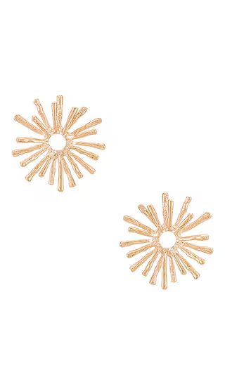 Disco Daisy Earrings in Gold | Revolve Clothing (Global)