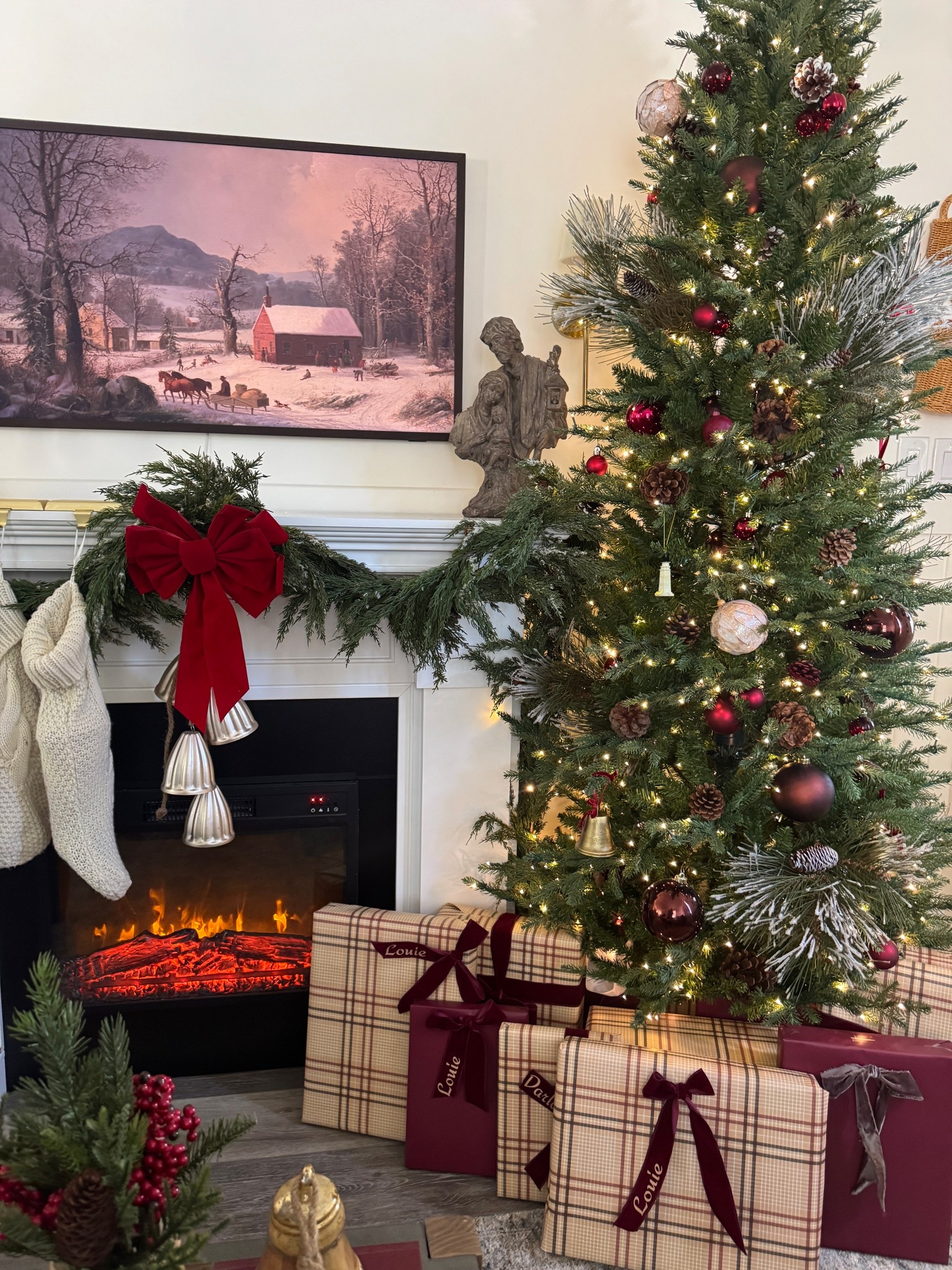 Our Living Room is officially decorated for Christmas! Obsessed with how everything turned out and the wrapping for this year! 

#LTKSeasonal #LTKHoliday #LTKGiftGuide