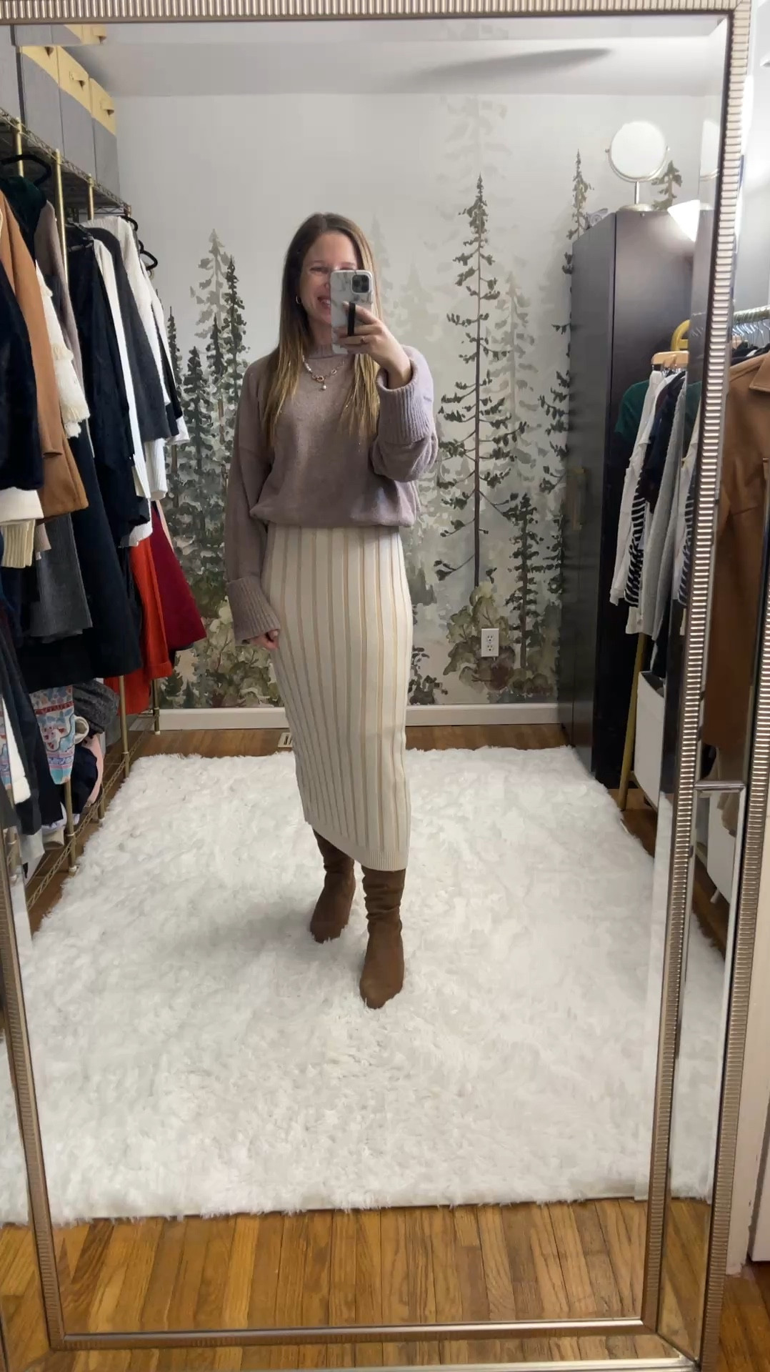 I layered a sweater over this dress to be extra cozy for winter! Adding the belt to help crop the sweater. :)

#LTKFindsUnder50 #LTKShoeCrush #LTKWatchNow