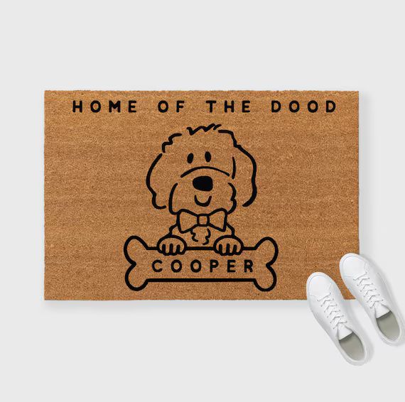Custom Doodle Mat, Doodle doormat, Goldendoodle Doormat, Labradoodle Doormat, Goldendoodle Gifts,... | Etsy (US)