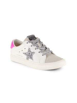 Kid's Blair Glitter Trim Sneakers | Saks Fifth Avenue OFF 5TH