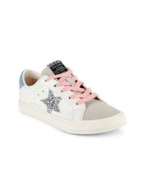 Kid's Blair Glitter Trim Sneakers | Saks Fifth Avenue OFF 5TH