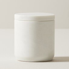 WHITE MARBLE CANISTER SMALL | Indigo (CA)