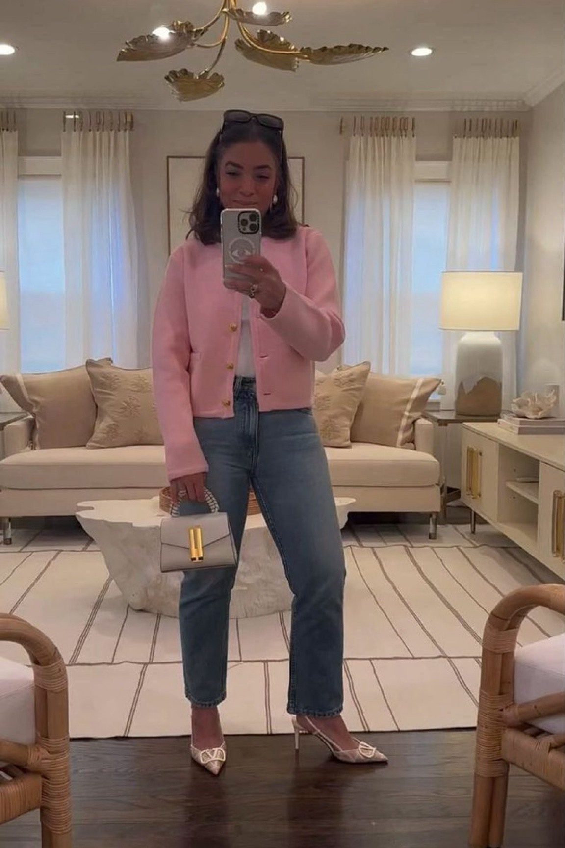 Spring was created for cardigans. This pink fitted cardigan is easy to throw on over any outfit  

#LTKSeasonal #LTKOver40 #LTKStyleTip