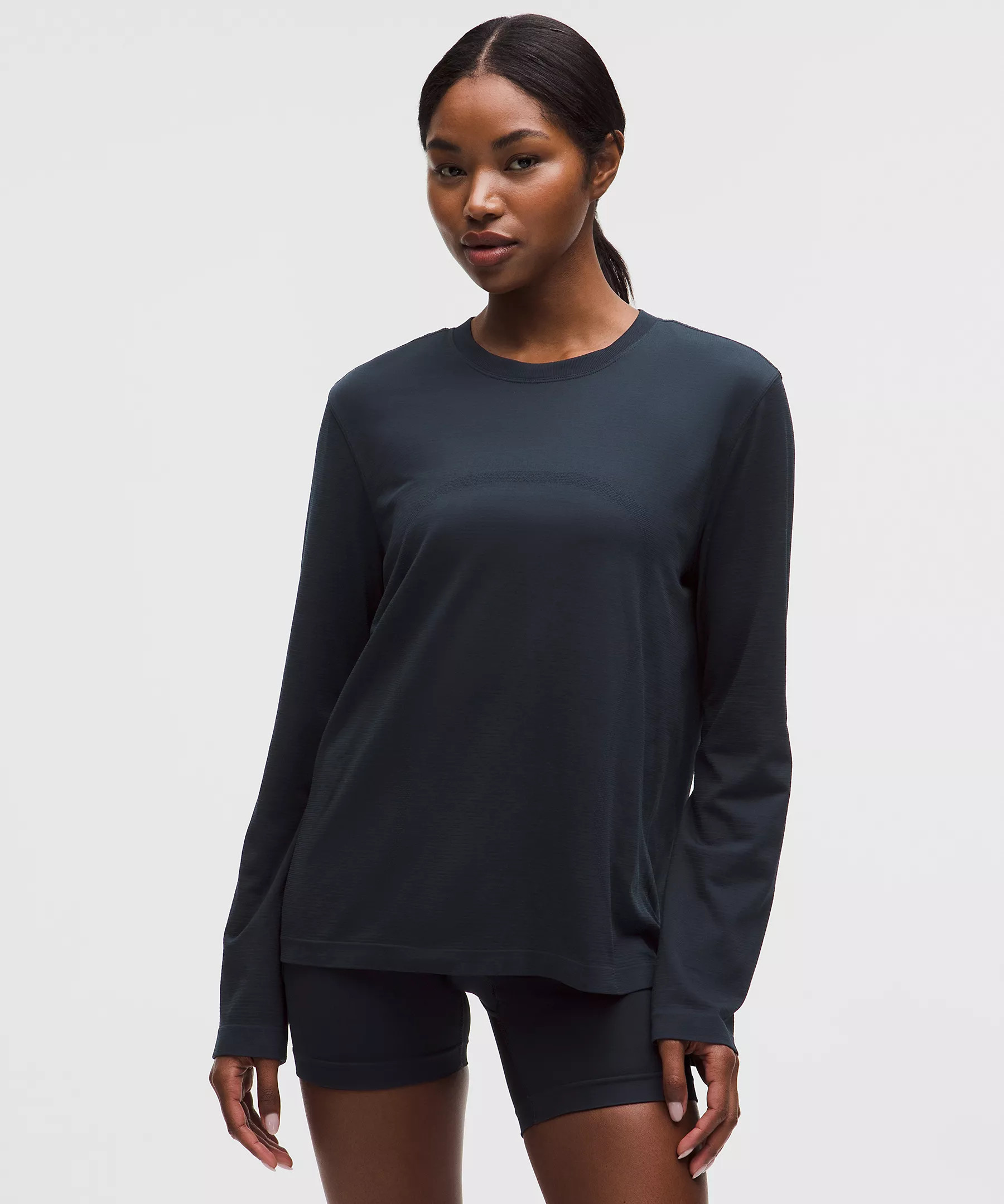 Swiftly Relaxed Long-Sleeve Shirt Hip Length | Lululemon (US)