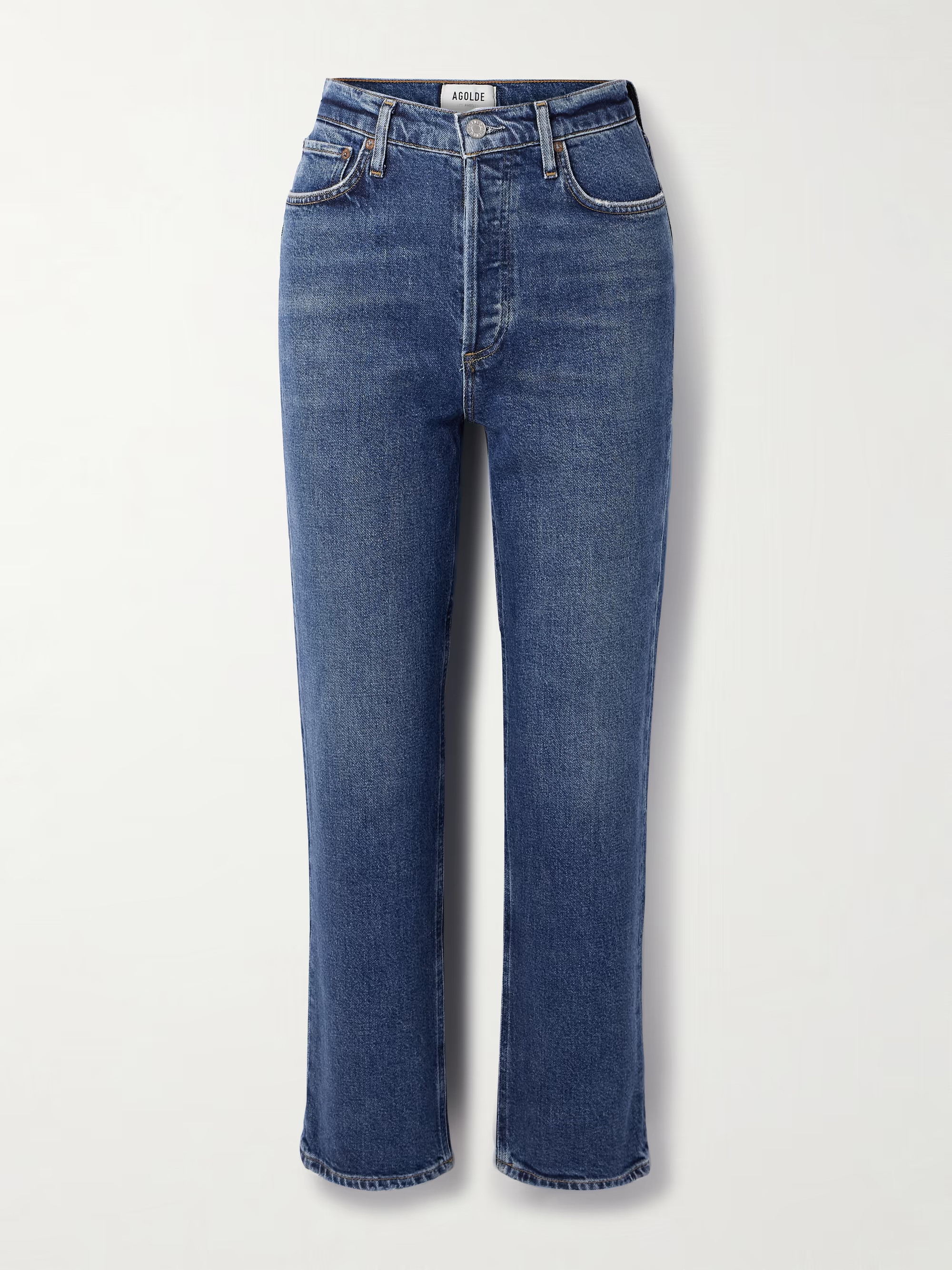 '90s Pinch Waist cropped high-rise straight-leg jeans | NET-A-PORTER (US)