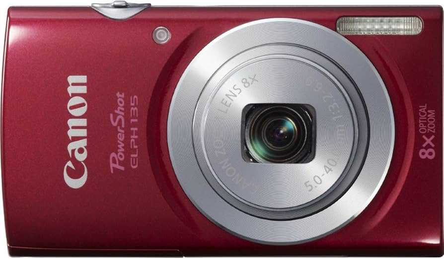 Canon PowerShot ELPH135 Digital Camera (Red) | Amazon (US)