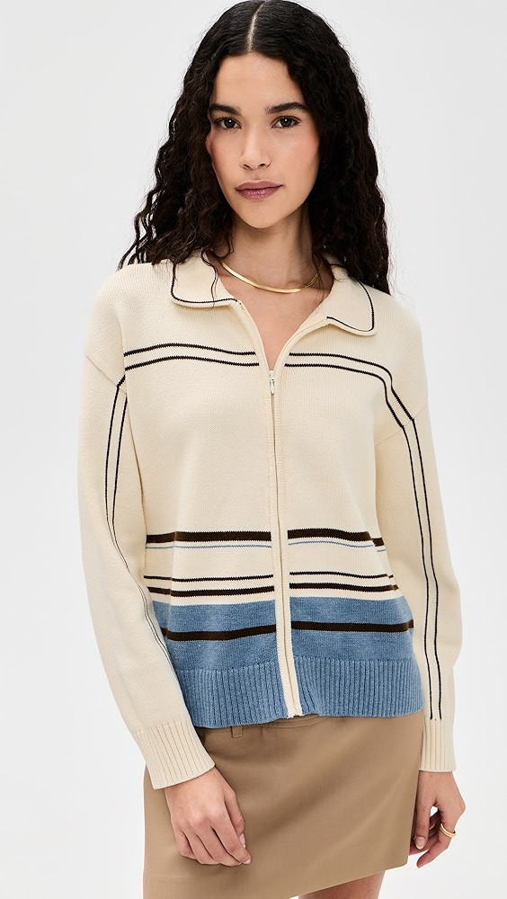 Enzo Zip Up Cashmere Sweater | Shopbop