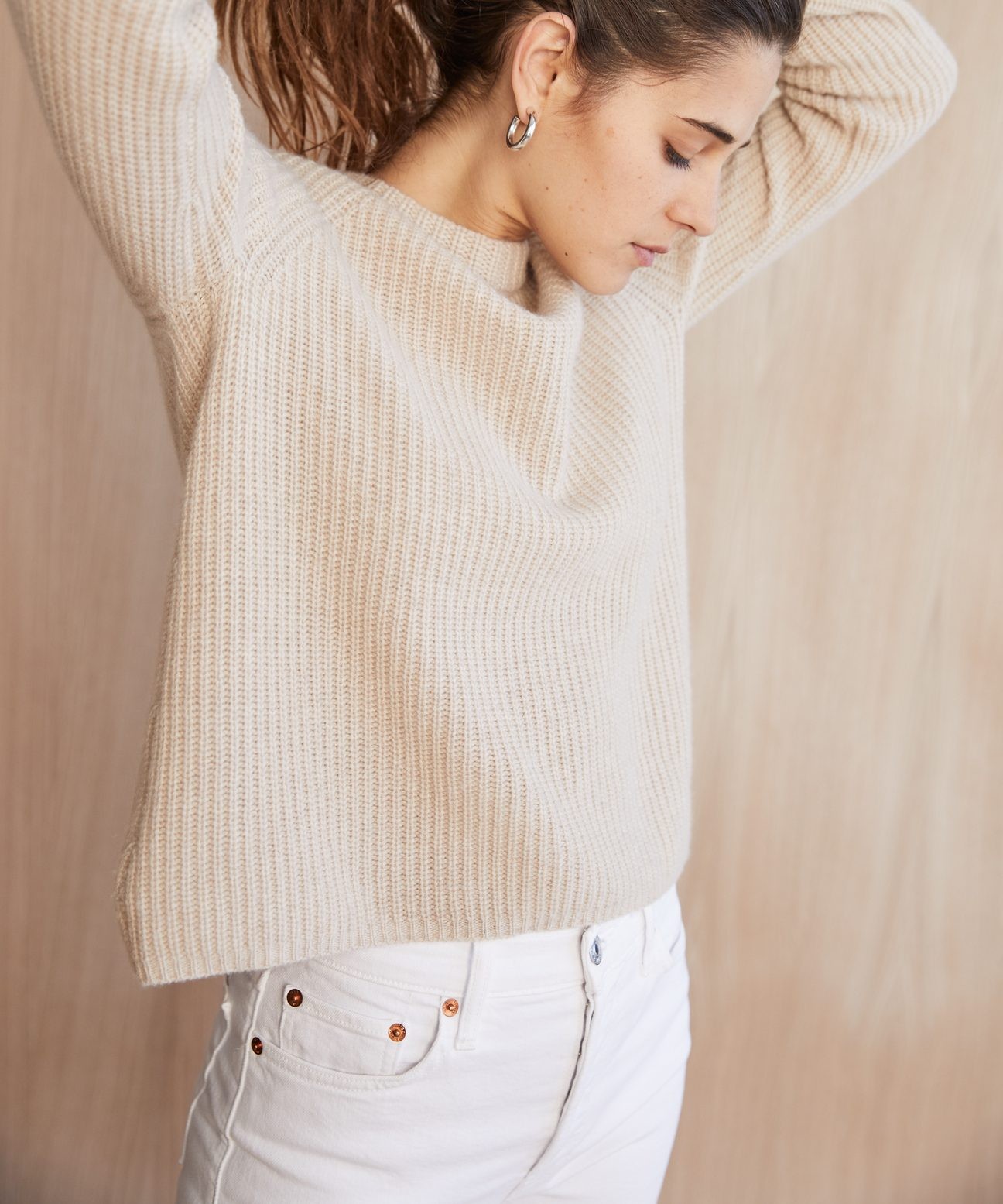 Cashmere Fisherman Sweater | Jenni Kayne