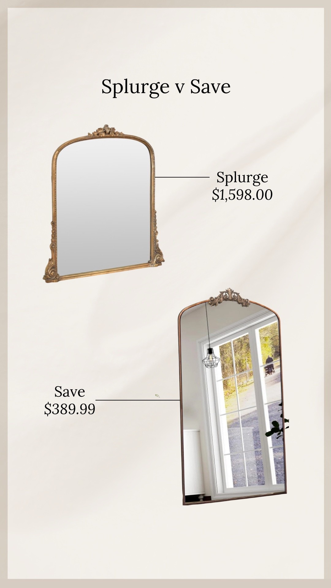 If you love the Anthropologie Primrose mirror, this dupe is a great option! Not quite as big, but beautiful! 

#LTKHome