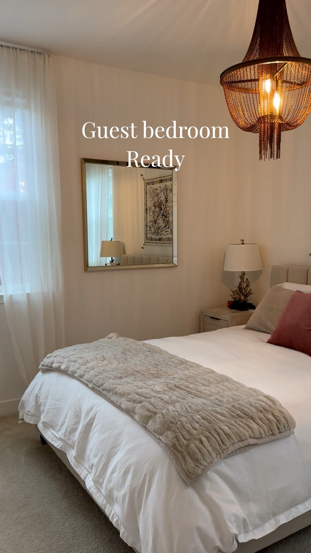 Guest Bedroom ready for loved ones. A place to relax, zen out and sleep easy 

#LTKTravel #LTKHome #LTKselfcare