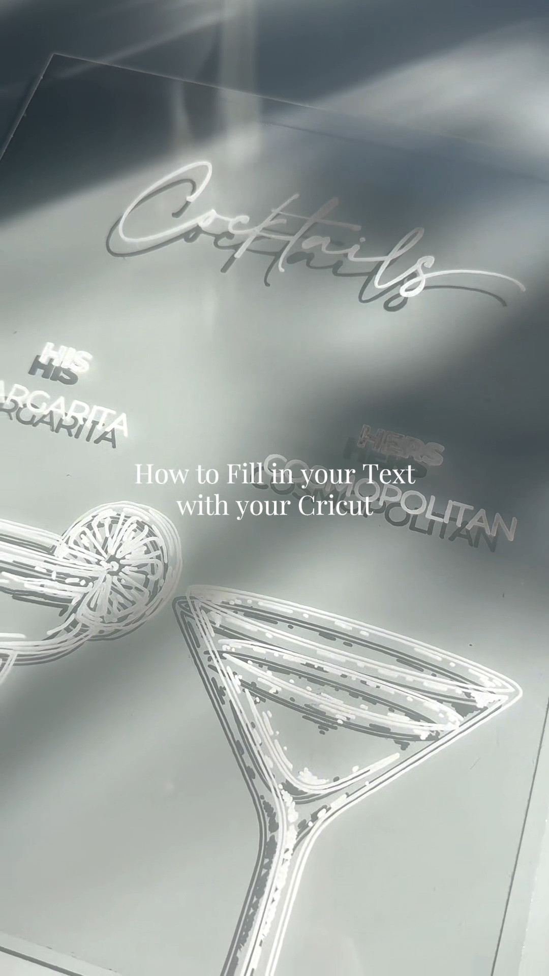 Filling in your Text with your Cricut ✨

#LTKWedding