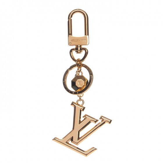 Women's Louis Vuitton Bag Charm Key Holder LV Facettes in Gold | StockX