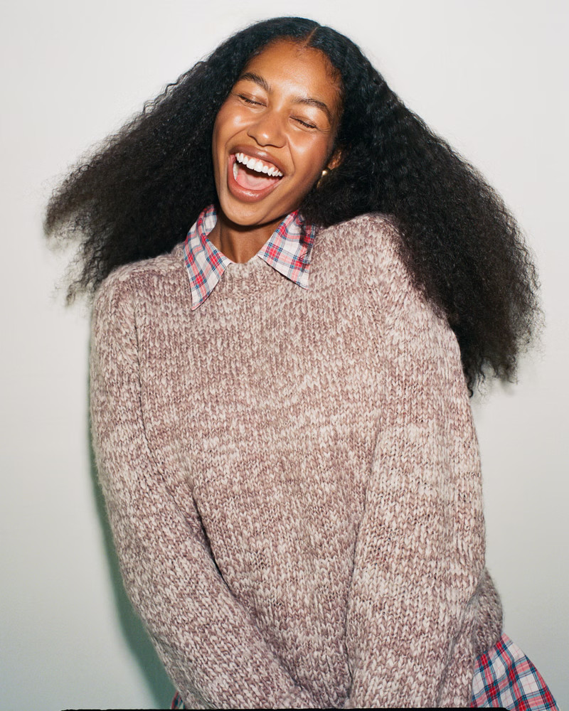 Women's Dad Fairisle Crew Sweater | Women's New Arrivals | Abercrombie.com | Abercrombie & Fitch (US)