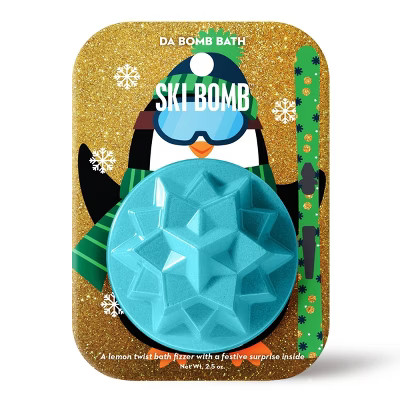 Da Bomb Bath Fizzers Stocking Stuffer Ski-Star Bath Bomb - 2.5oz | Target