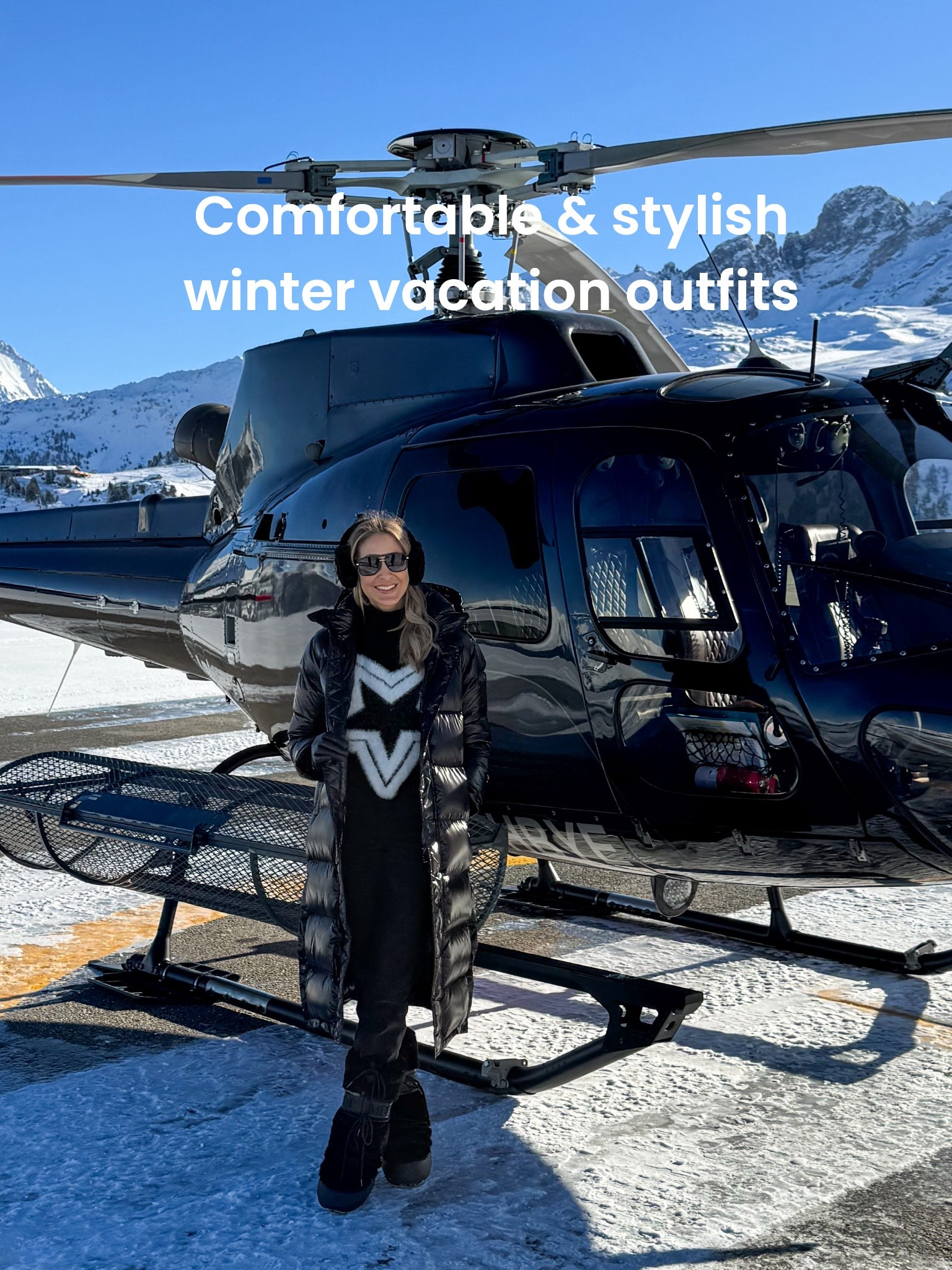 Cozy and stylish winter trip outfit ideas. Perfect for your next vacation 
Wearing a size small 


#LTKTravel #LTKOver40 #LTKHoliday