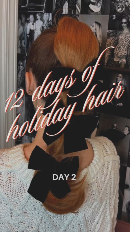 Holiday hairstyles with bows just won’t QUIT! 

#LTKHoliday #LTKstyletip #LTKSeasonal