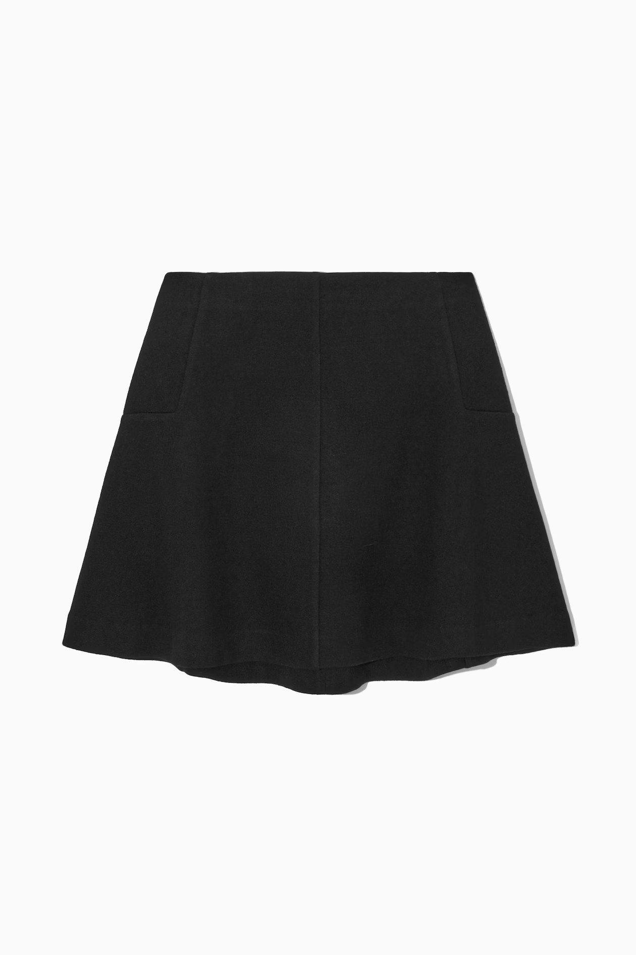 BOILED-WOOL MINI SKIRT - BLACK | COS US | COS (US)