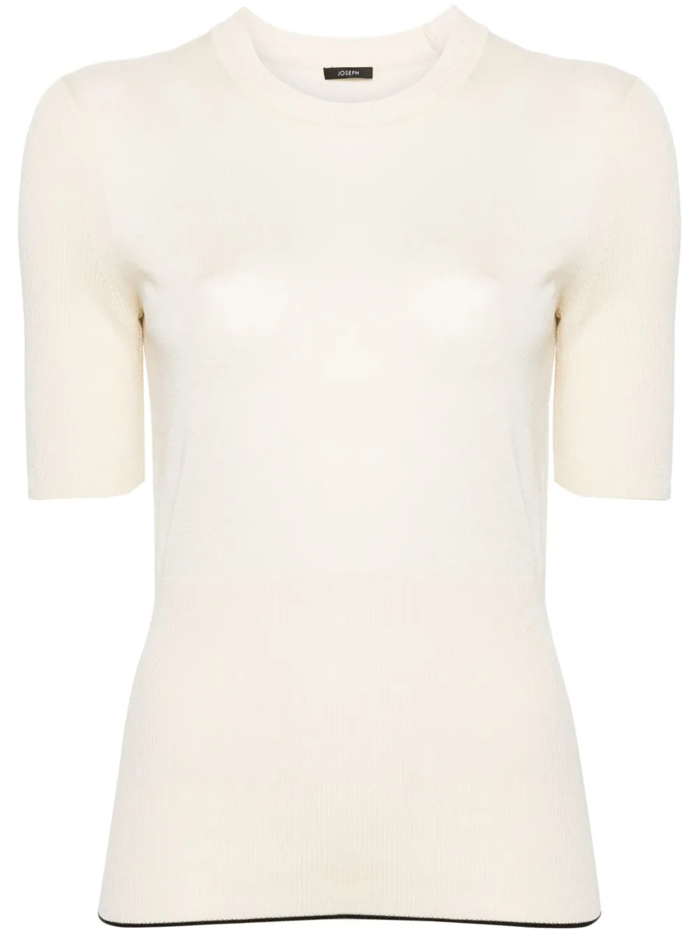 JOSEPH contrasting-trim fine-knit Jumper - Farfetch | Farfetch Global