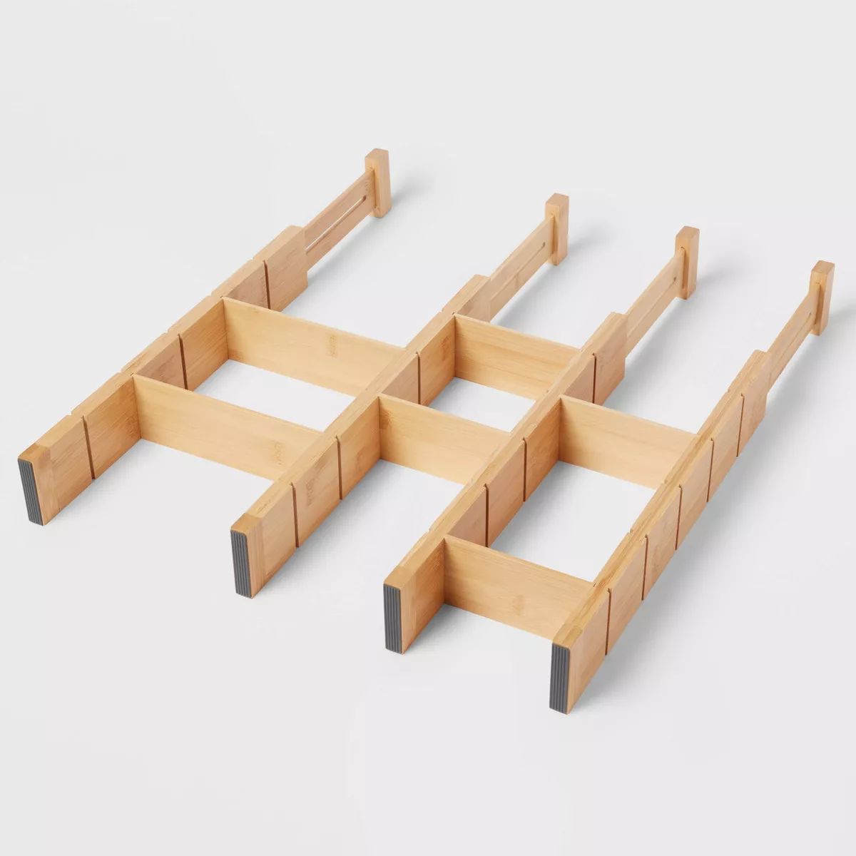 4pk Bamboo Expandable Drawer Dividers Yellow - Brightroom™ | Target