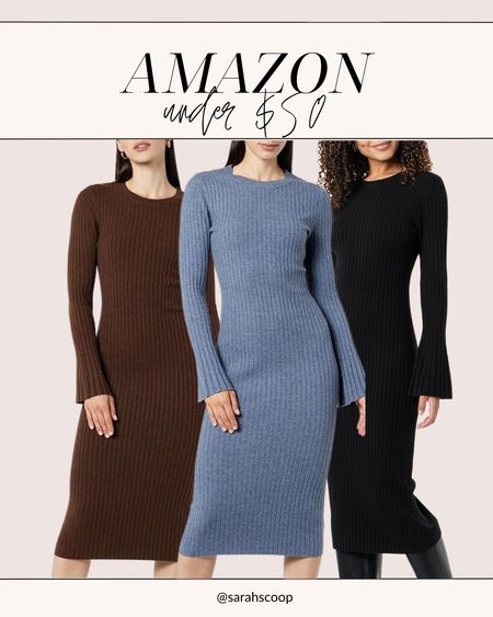 Sweater dresses//amazon fashion finds//holiday outfit//cold weather outfits//classy and chic sweater dress

#LTKHoliday #LTKfindsunder50