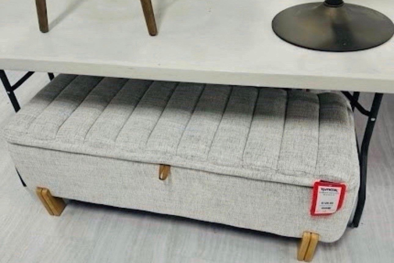 Stop the clutter at the door! Just spotted this stunning textured storage bench and I’m obsessed with the ribbed detailing and those chic light wood legs. It’s the perfect spot to hide away shoes or extra blankets while giving your entryway that high-end, designer feel for a fraction of the price.

#LTKHome