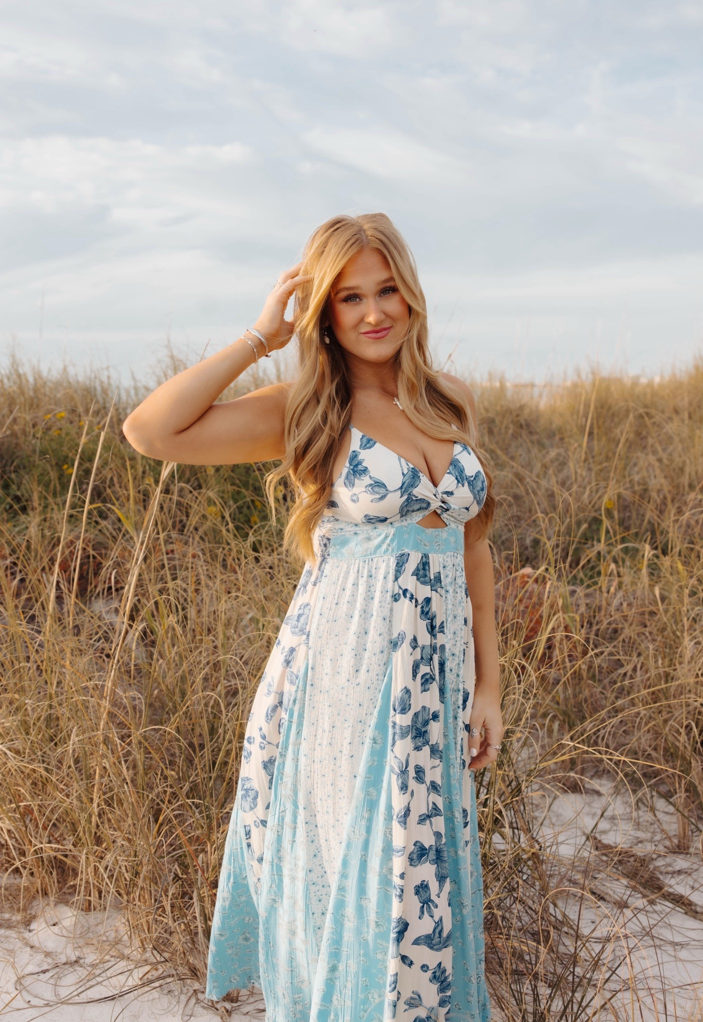 blue beachy dress 💙 i wore this for my birthday photos and im OBSESSED!!! 

#LTKootd #LTKvlog #LTKTravel