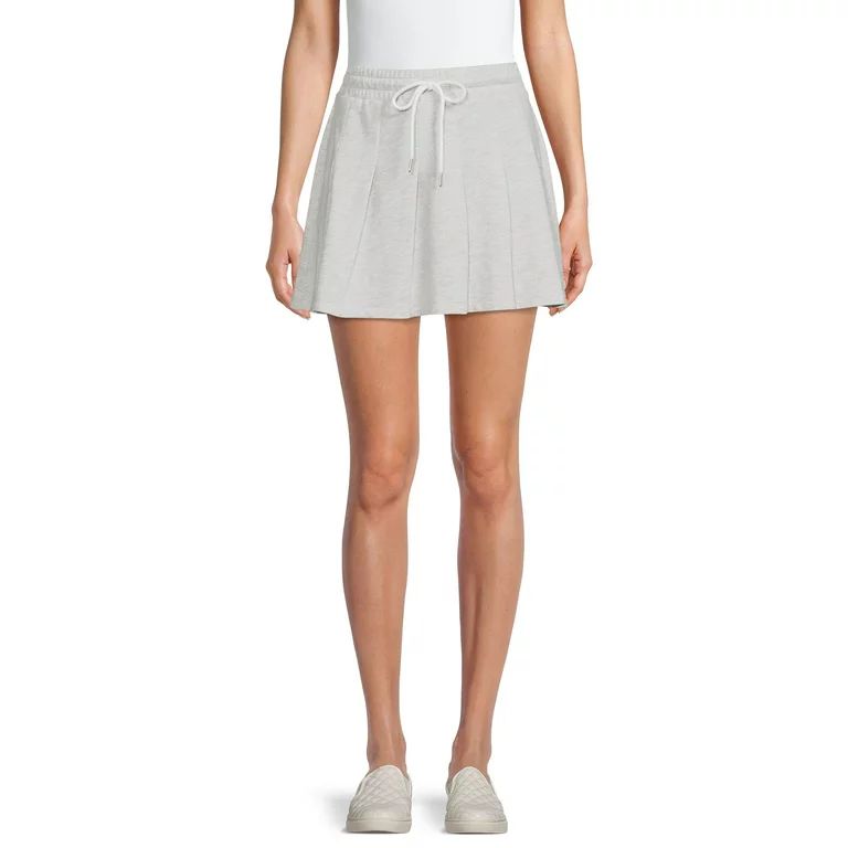 No Boundaries Juniors’ Knit Pleated Skirt | Walmart (US)