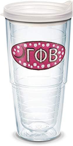 Tervis Sorority - Gamma Phi Beta Tumbler with Emblem and Frosted Lid 24oz, Clear | Amazon (US)
