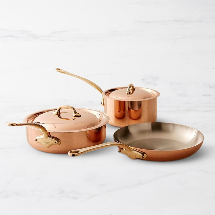 Mauviel Copper M'150 B 5-Piece Cookware Set | Williams-Sonoma