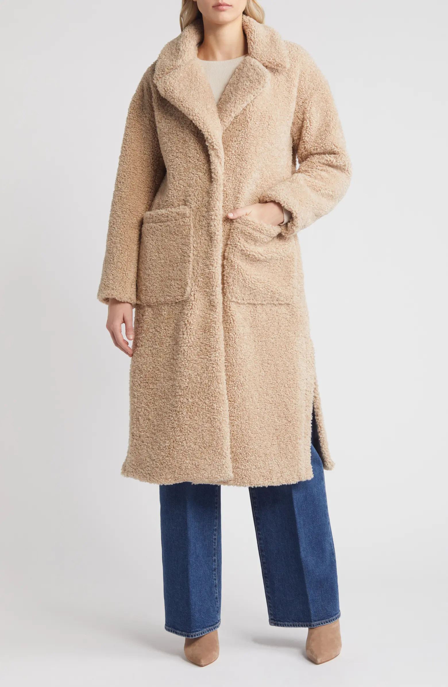 Faux Shearling Teddy Coat | Nordstrom