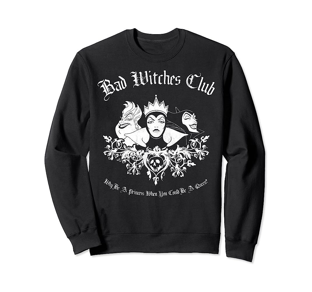 Villains Bad Witches Club Group Shot Sweatshirt | Amazon (US)