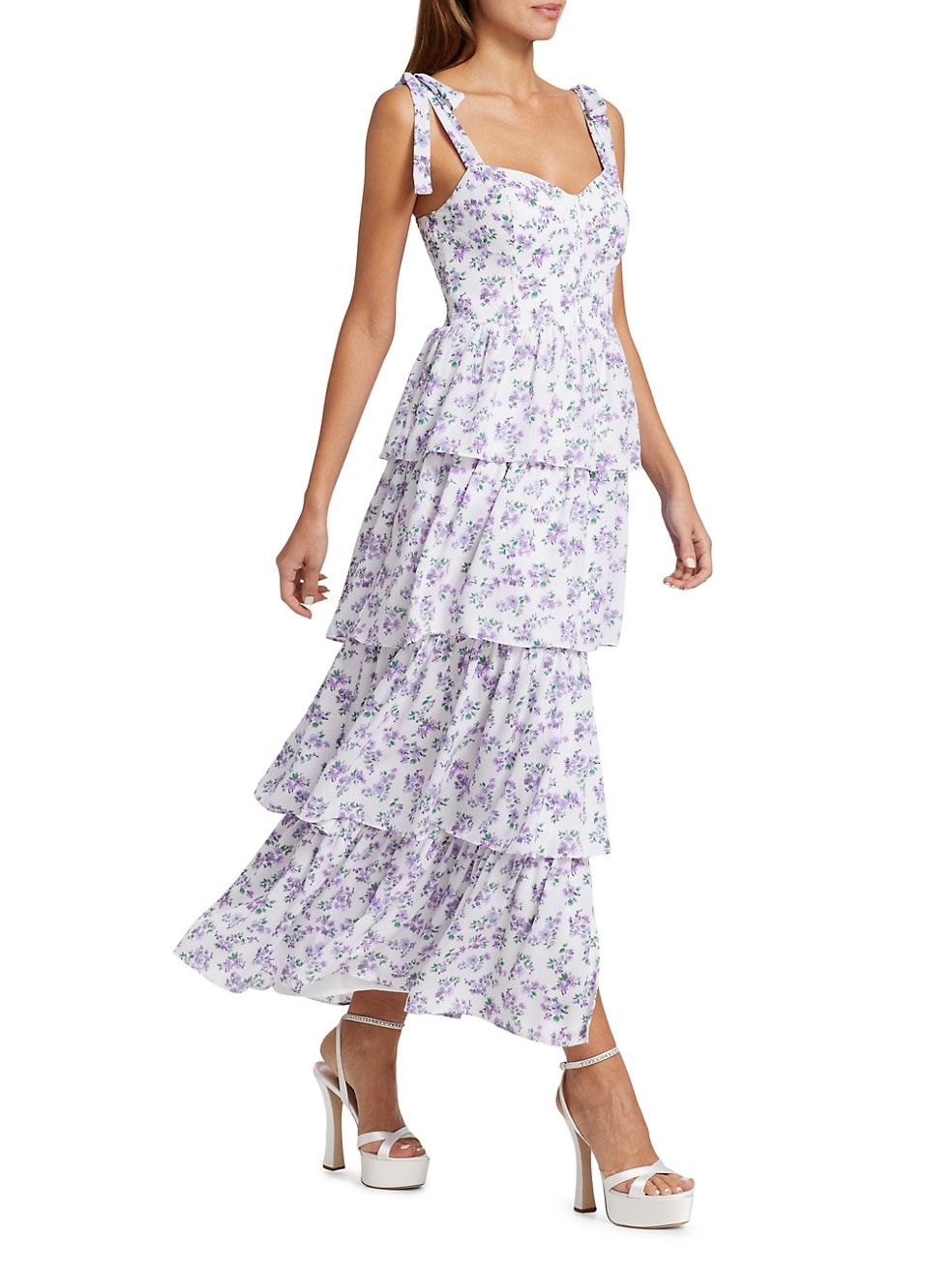 Wayf Remi Tiered Ruffle Maxi Dress | Saks Fifth Avenue