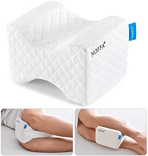 NOFFA Orthopedic Knee Pillow, Memory Foam Leg pillow for Sleeping, Leg Positioner Pillow for Supp... | Amazon (US)