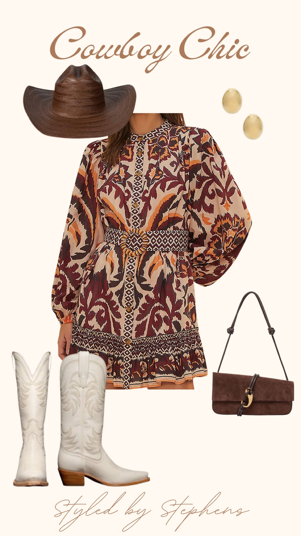 Cowboy chic rehearsal dinner outfit!! How fun is this concept for a wedding rehearsal dinner outfit west?! 

#LTKFindsUnder100 #LTKStyleTip #LTKWedding