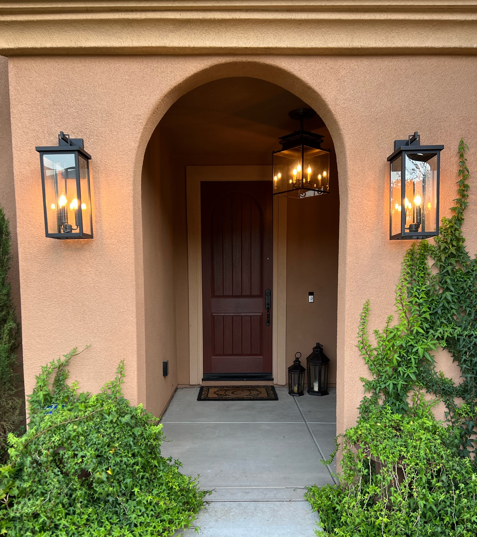 Pottery Barn look alike wall sconces for half the price!  If you only knew how long I’ve waited to install new exterior lights.   These sconces took the front of our house to another level.  Easy to install. 👏🏽

#LTKHome #LTKSaleAlert